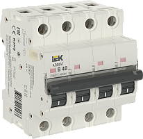 Выключатель автоматический IEK ARMAT M10N 4п 40А B 10кА картинка